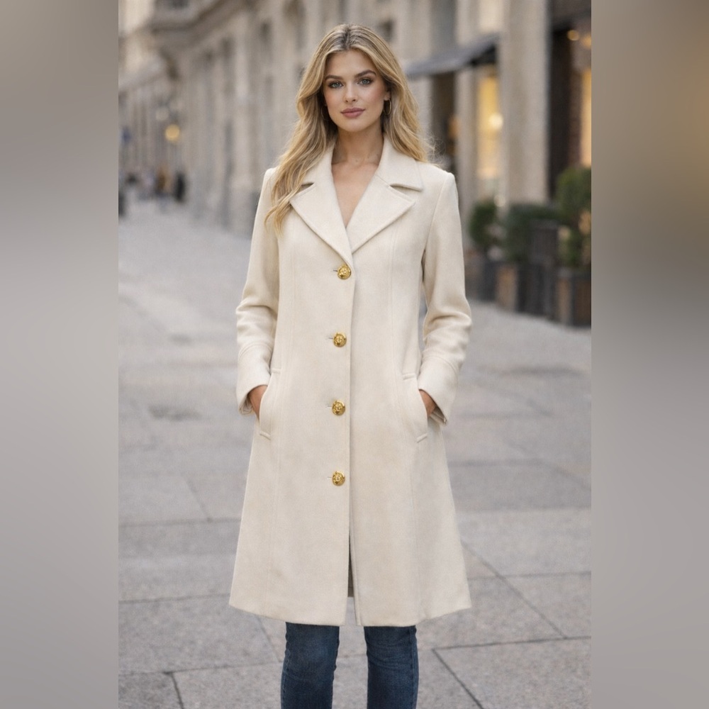 MICHAEL Michael Kors Cream Trench Coat